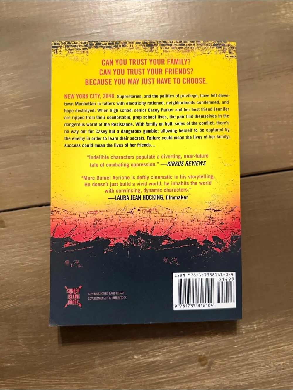 Drained by Marc‎ Daniel Acriche Paperback Dystopian YA Science Fiction Novel